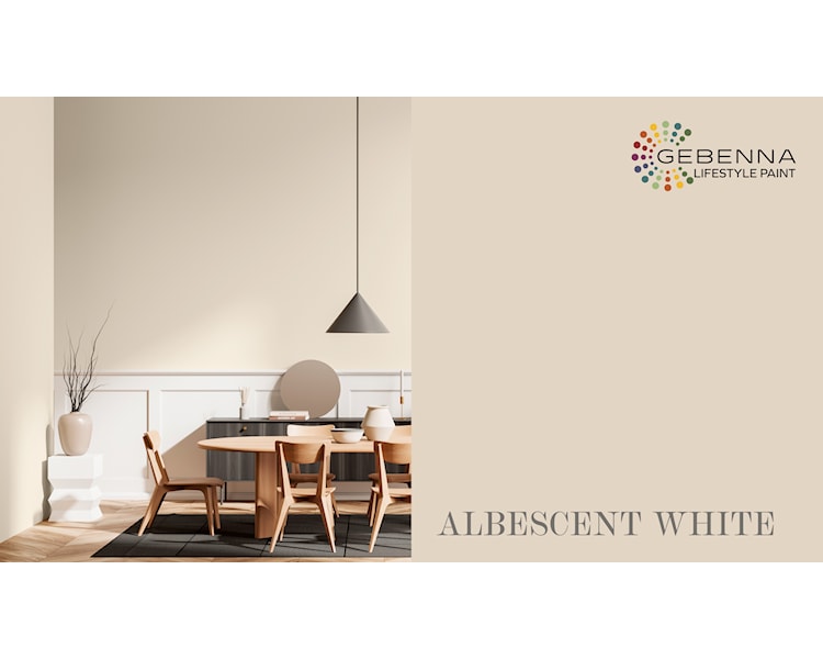 albescent white